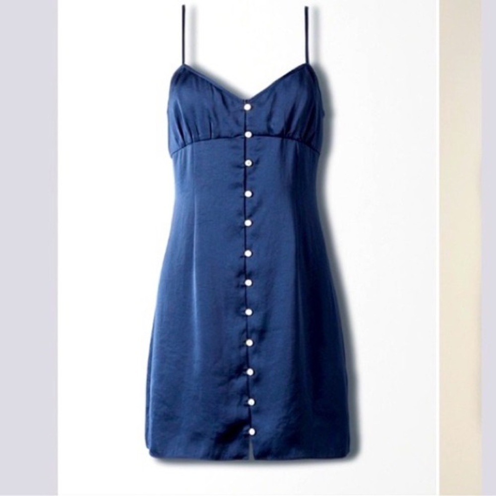 Wilfred in bloom dress in navy